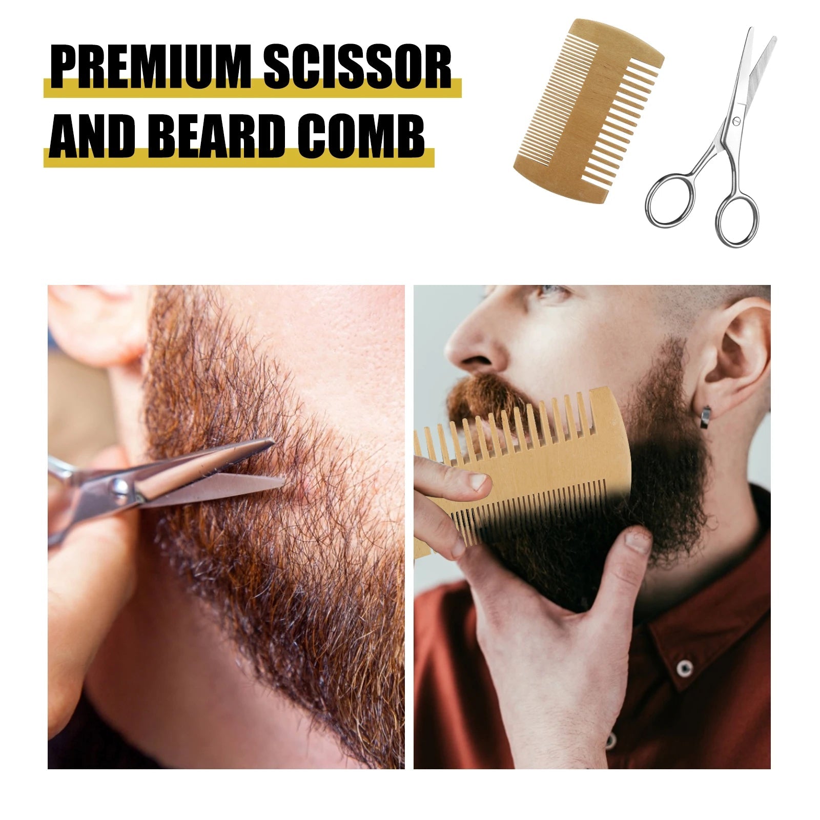 Beard Growth Kit – 5 Piece Set
